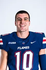 Liberty football media day on white backdrop June 20, 2024 (photo by: Emma Kendrick)