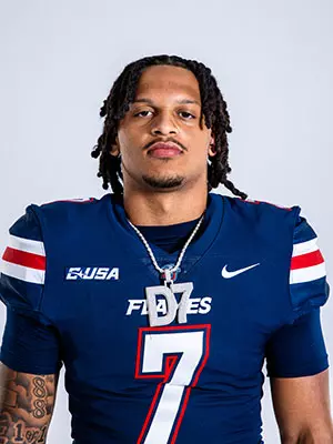 Liberty football media day on white backdrop June 28, 2024 (photo by: Emma Kendrick)