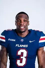 Liberty football media day on white backdrop June 20, 2024 (photo by: Emma Kendrick)