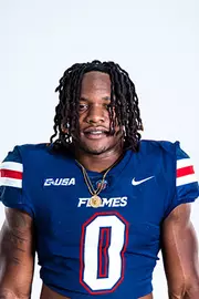 Liberty football media day on white backdrop June 27, 2024 (photo by: Emma Kendrick)