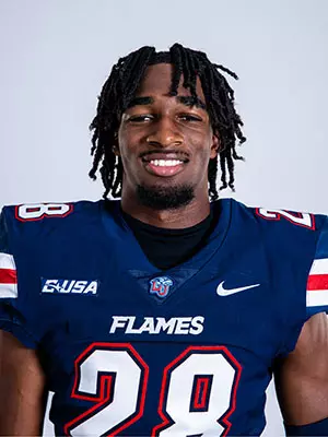 Liberty football media day on white backdrop June 28, 2024 (photo by: Emma Kendrick)