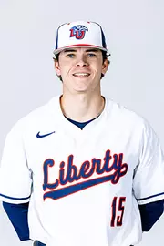 Liberty baseball media day photographed on white backdrop for creative team on November 19, 2024