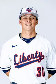 Liberty baseball media day photographed on white backdrop for creative team on November 19, 2024