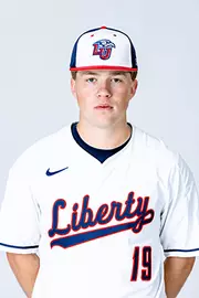 Liberty baseball media day photographed on white backdrop for creative team on November 19, 2024