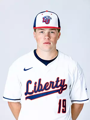 Liberty baseball media day photographed on white backdrop for creative team on November 19, 2024