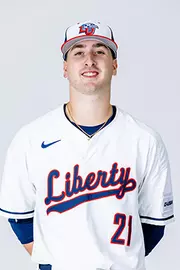 Liberty baseball media day photographed on white backdrop for creative team on November 19, 2024