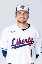 Liberty baseball media day photographed on white backdrop for creative team on November 19, 2024