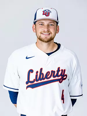 Liberty baseball media day photographed on white backdrop for creative team on November 19, 2024