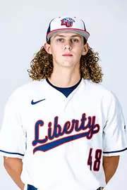 Liberty baseball media day photographed on white backdrop for creative team on November 19, 2024