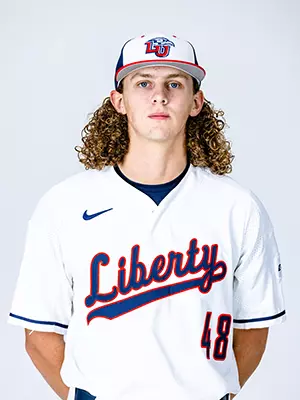 Liberty baseball media day photographed on white backdrop for creative team on November 19, 2024