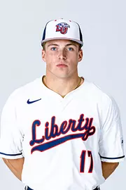 Liberty baseball media day photographed on white backdrop for creative team on November 19, 2024