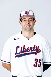 Liberty baseball media day photographed on white backdrop for creative team on November 19, 2024