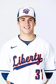 Liberty baseball media day photographed on white backdrop for creative team on November 19, 2024