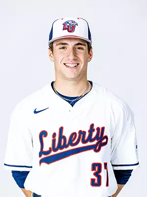 Liberty baseball media day photographed on white backdrop for creative team on November 19, 2024