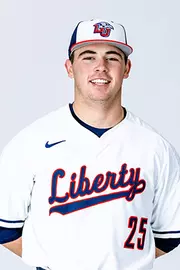 Liberty baseball media day photographed on white backdrop for creative team on November 19, 2024