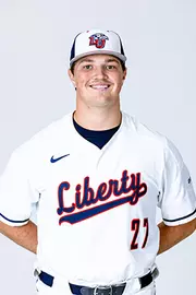 Liberty baseball media day photographed on white backdrop for creative team on November 19, 2024