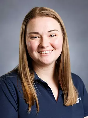 Megan Dombrowski is photographed in the studio on Studio Headshot Day on June 24, 2025. (Photo by: Jessie Jordan)