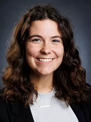 Salisa Hauber with Athletics is photographed for Studio Headshot Day on July 22, 2025. (Photo by KJ Jugar)