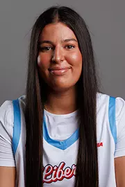 Claudia Acin from Liberty University’s Women’s Basketball team, had her headshot taken from promo day on September 11, 2025 (Photo by Grace Greer)