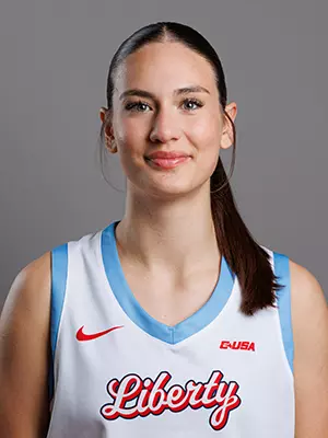 Zeynep Avci from Liberty University’s Women’s Basketball team, had her headshot taken from promo day on September 11, 2025 (Photo by Grace Greer)