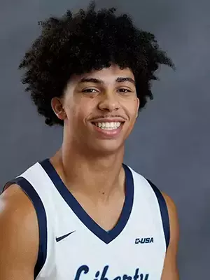 A headshot of Brett Decker Jr. with the Liberty Men’s Basketball Team is photographed on September 4th, 2025. (Photo by Grace Greer)