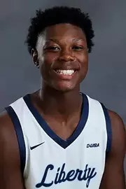 A headshot of Drew Grimes with the Liberty Men’s Basketball Team is photographed on September 4th, 2025. (Photo by Grace Greer)