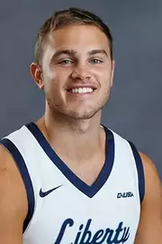 A headshot of Kaden Metheny with the Liberty Men’s Basketball Team is photographed on September 4th, 2025. (Photo by Grace Greer)