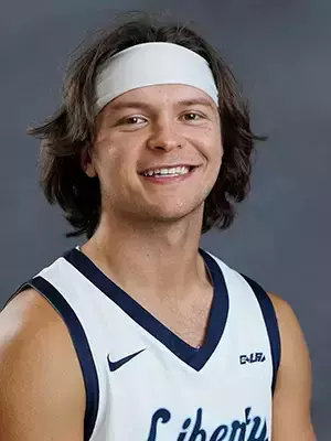 A headshot of Colin Porter with the Liberty Men’s Basketball Team is photographed on September 4th, 2025. (Photo by Grace Greer)