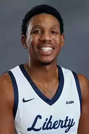 A headshot of JC Shirer Jr. with the Liberty Men’s Basketball Team is photographed on September 4th, 2025. (Photo by Grace Greer)