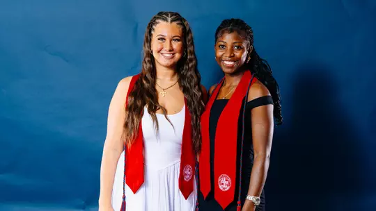 Caroline Shiery and Lydie Mwamba Graduation