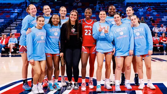 WBB Team on 2026 Senior Night
