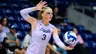 Sydney Strenger serving