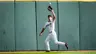 Hutson Miles making a catch in center field