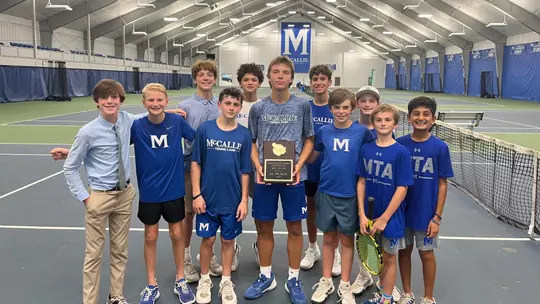 2026 Fall ISC Middle School Tennis Champions