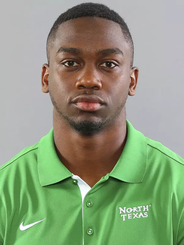 DENTON, TX - JULY 18: University of North Texas Mean Green football and staff head shots at Athletic Complex on July 18, 2017 in Denton Texas. (Photo by Rick Yeatts