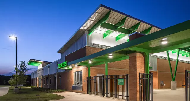 Soccer and Track & Field Stadium - entrance