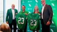 Mean Green Celebrate DATCU Deal