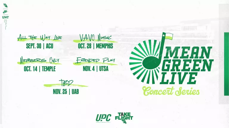 Mean Green Live Concert Series Added for 2023