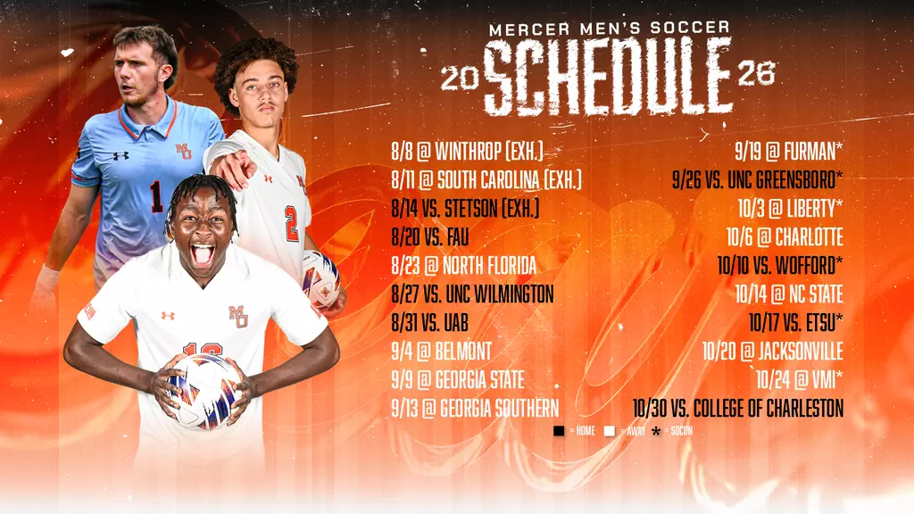 2026 Men's Soccer Schedule