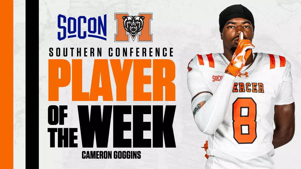Cam Goggins SoCon Player of the Week