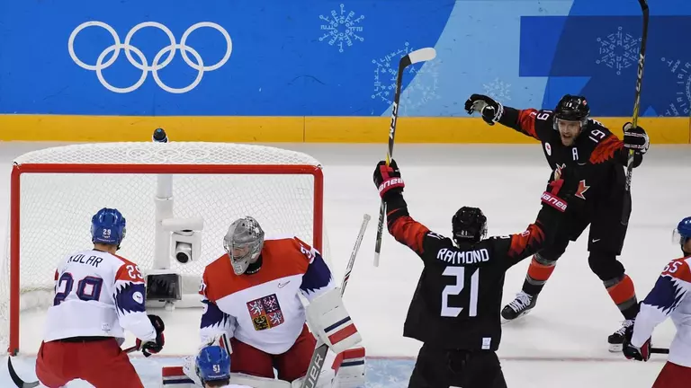 Ebbett's Two Goals Help Canada Defeat Czech Republic for Olympic Bronze