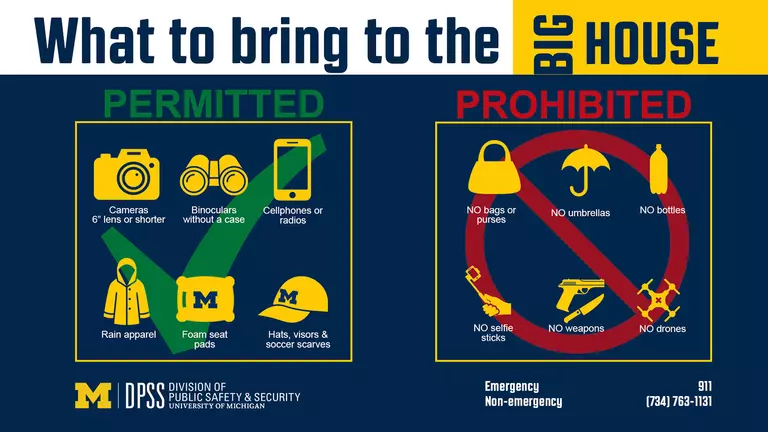 Safety at Michigan Stadium