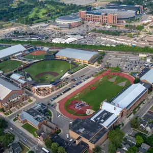 Michigan Athletic Campus Aerial