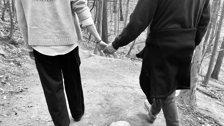 Quinn Melidona Photo - Parents Holding hands