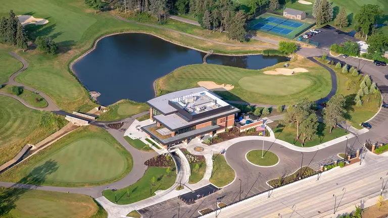 U-M Golf Course Aerial