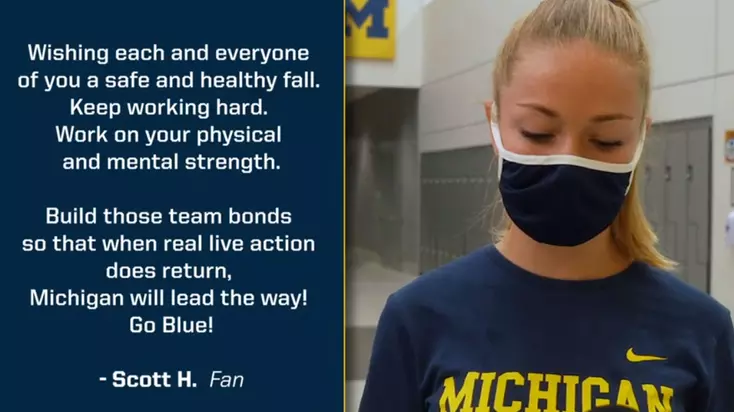 Wolverines Read Your 'Messages of Encouragement' Part 1