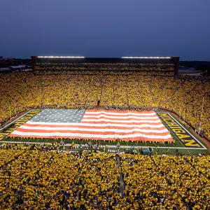 Maize Out Football Flag Generic