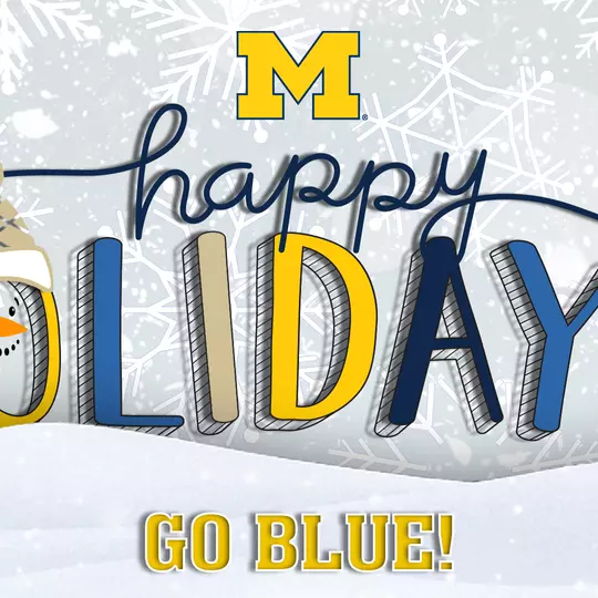 Happy Holidays from Michigan Athletics