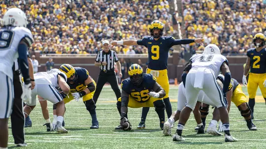 Visual Recap: #4 U-M 59, UConn 0