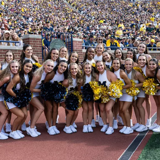 Dance Team at Michigan Stadium